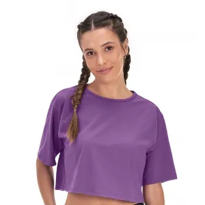 Cropped Oversized Liso Lilás - Imagem 3